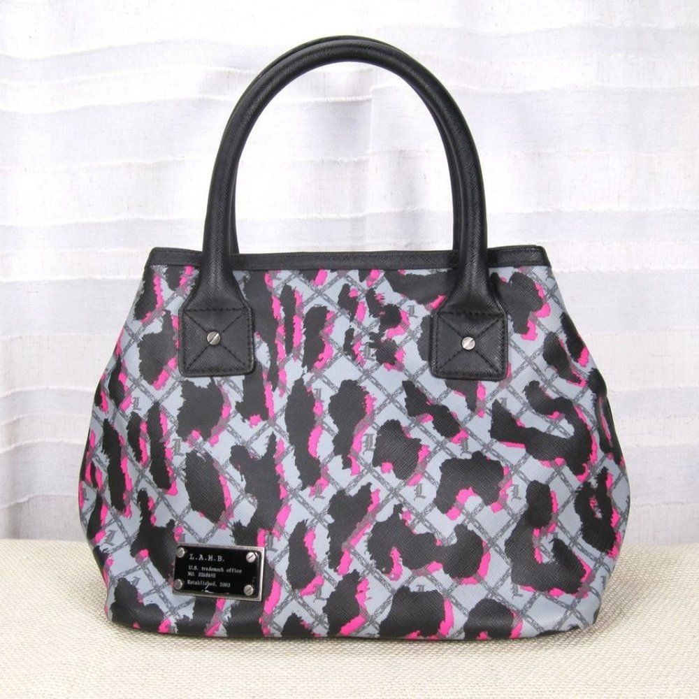 L.A.M.B. Williamsfield Bag in Neon Leopard Print